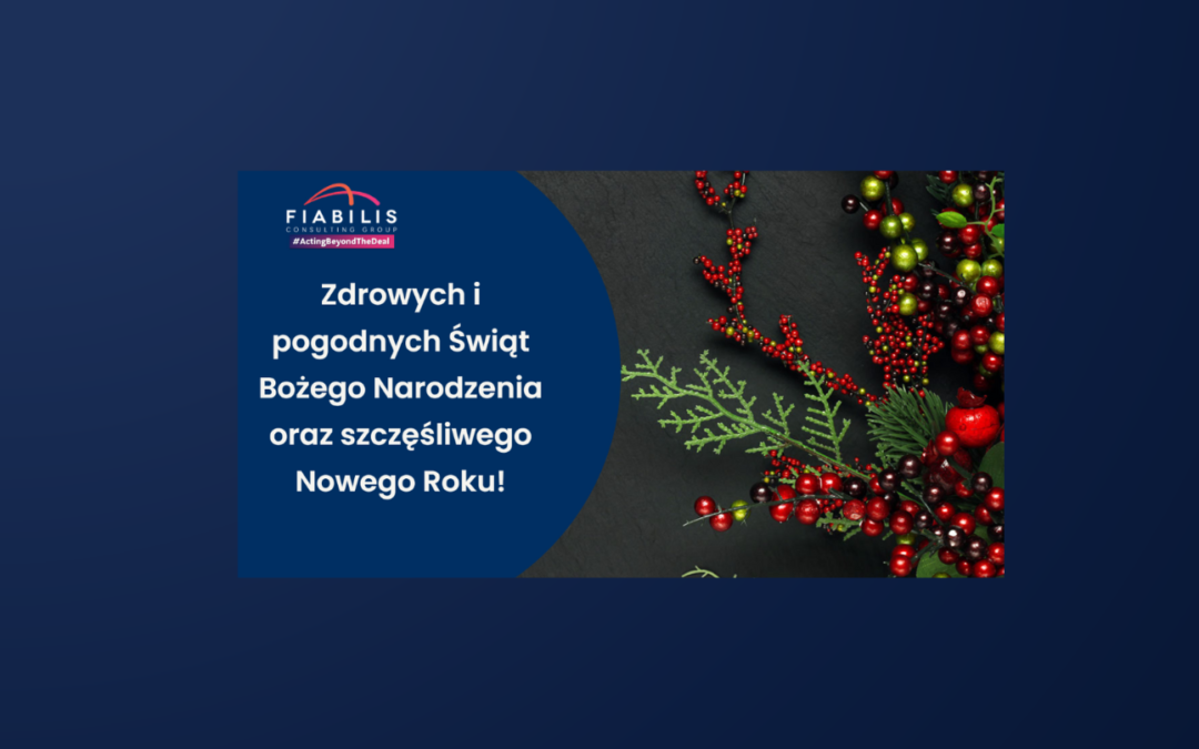 Wesołych Świąt i szczęśliwego Nowego Roku!