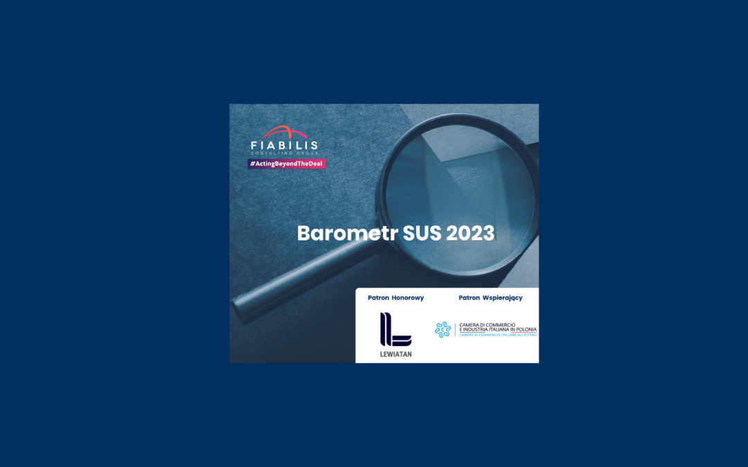 Barometr SUS 2023 Fiabilis Consulting Group
